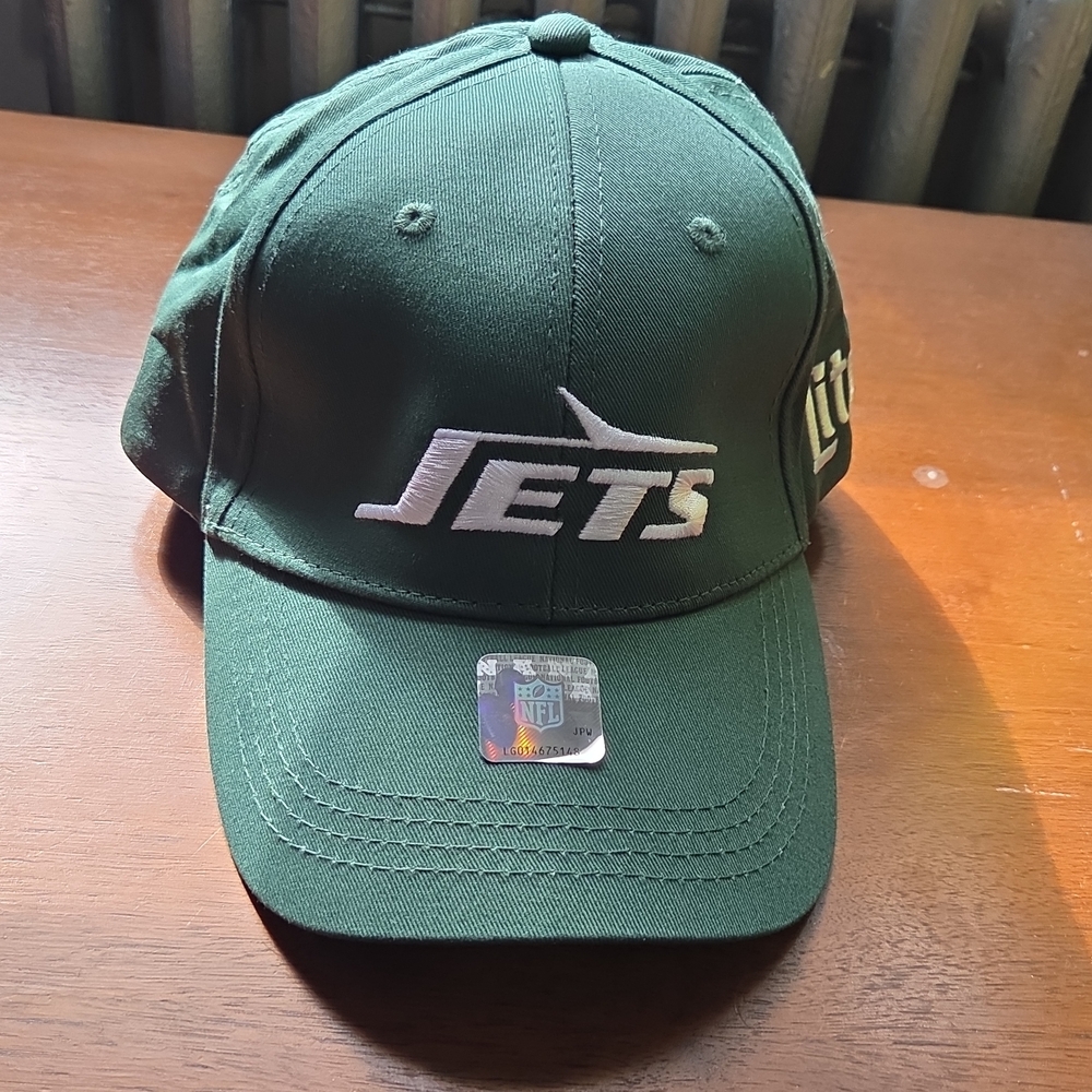 NFL Green Jets Embroidered Logo Cap